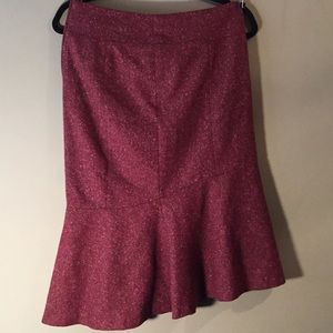 H&M Professional Burgundy Skirt Size 6